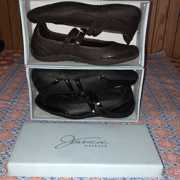 Two pairs of Jessica weekend casual flats - Picture 2 of 13